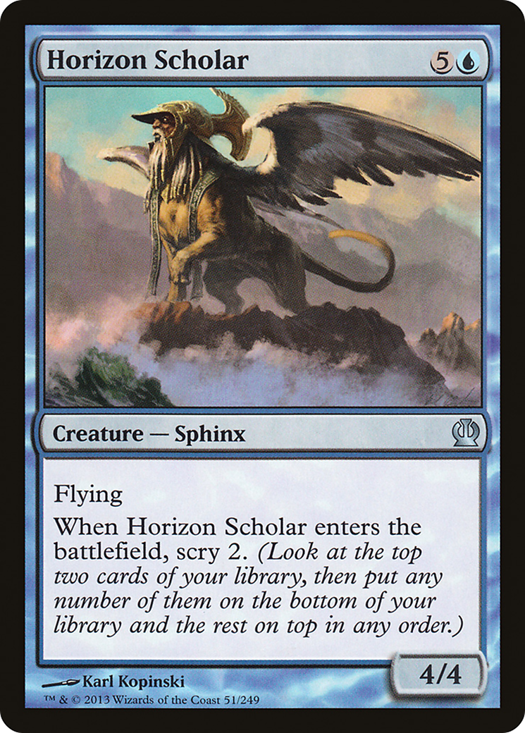 Horizon Scholar (THS-051) - Theros - Premium MTG Single from Wizards of the Coast - Just $0.08! Shop now at Game Crave Tournament Store