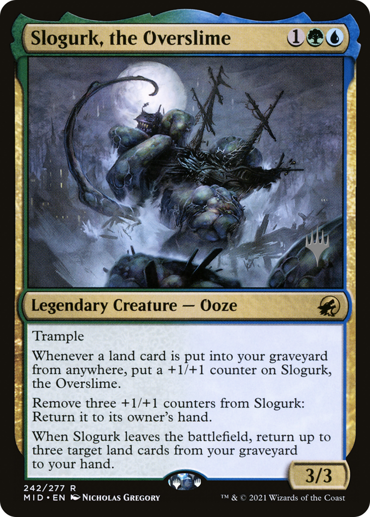 Slogurk, the Overslime (PMID-242P) - Innistrad: Midnight Hunt Promos - Premium MTG Single from Wizards of the Coast - Just $0.10! Shop now at Game Crave Tournament Store