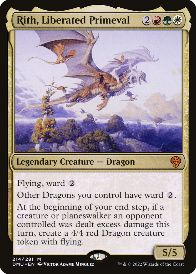 Rith, Liberated Primeval (DMU-214) - Dominaria United Foil - Premium MTG Single from Wizards of the Coast - Just $3.83! Shop now at Game Crave Tournament Store