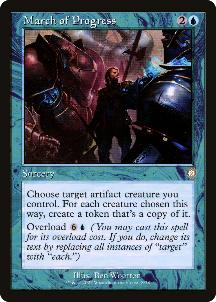 March of Progress (BRC-008) - The Brothers' War Commander - Premium MTG Single from Wizards of the Coast - Just $0.19! Shop now at Game Crave Tournament Store