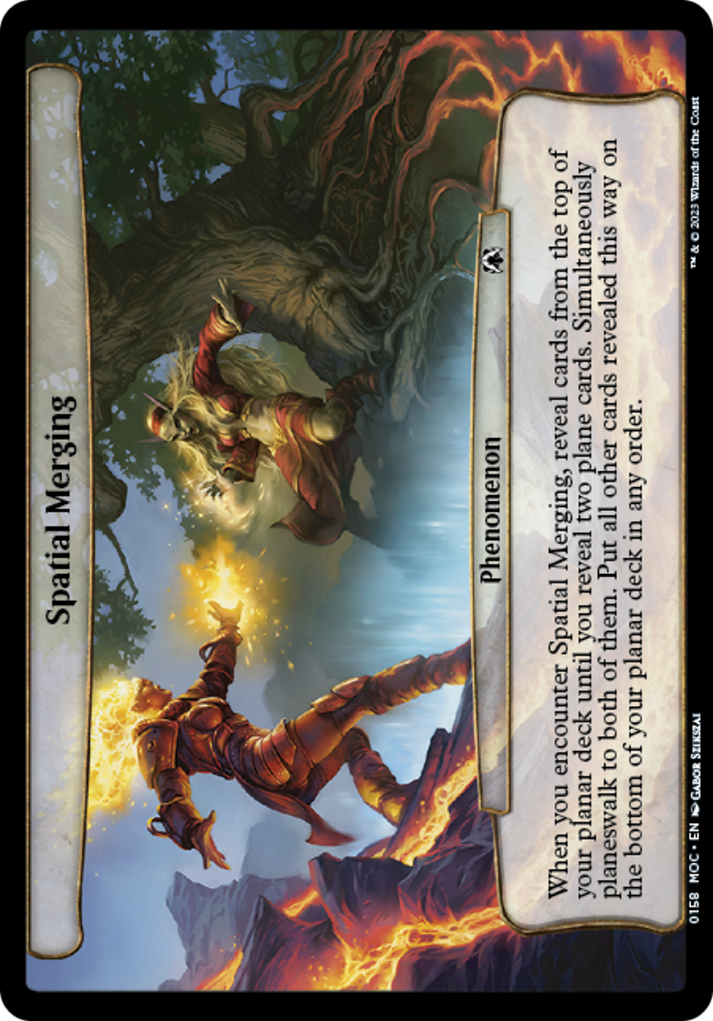 Spatial Merging (MOC-158) - March of the Machine Commander - Premium MTG Single from Wizards of the Coast - Just $0.08! Shop now at Game Crave Tournament Store
