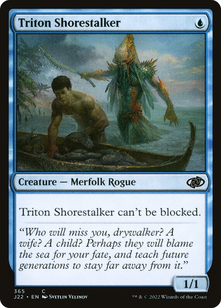 Triton Shorestalker (J22-365) - Jumpstart 2022 - Premium MTG Single from Wizards of the Coast - Just $0.25! Shop now at Game Crave Tournament Store