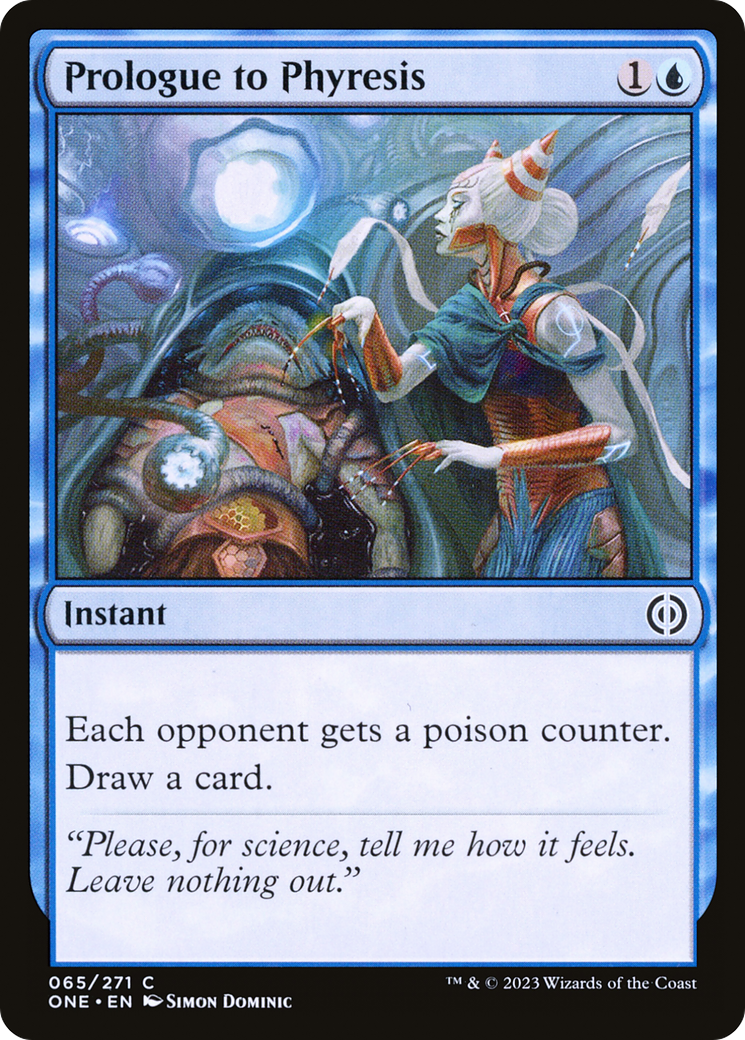 Prologue to Phyresis (ONE-065) - Phyrexia: All Will Be One Foil - Premium MTG Single from Wizards of the Coast - Just $0.08! Shop now at Game Crave Tournament Store