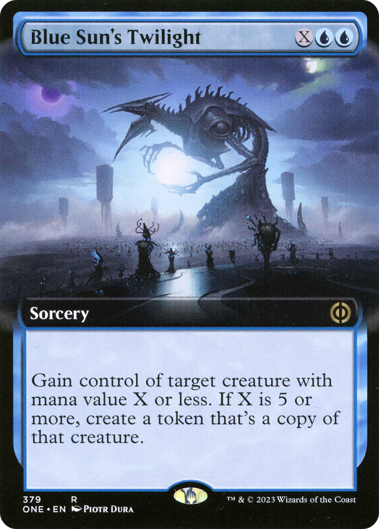 Blue Sun's Twilight (ONE-379) - Phyrexia: All Will Be One: (Extended Art) - Premium MTG Single from Wizards of the Coast - Just $0.14! Shop now at Game Crave Tournament Store
