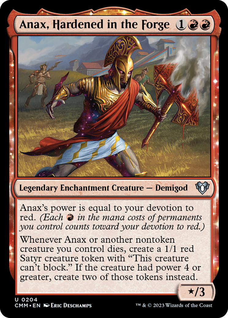Anax, Hardened in the Forge (CMM-204) - Commander Masters - Premium MTG Single from Wizards of the Coast - Just $0.08! Shop now at Game Crave Tournament Store