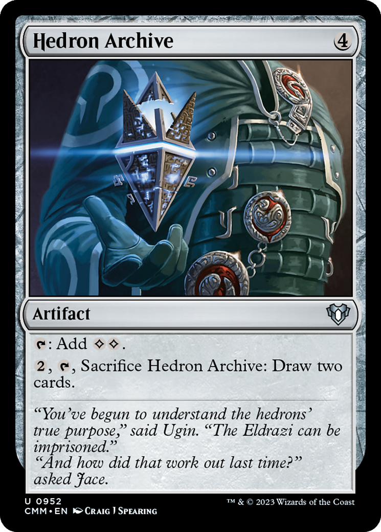 Hedron Archive (CMM-952) - Commander Masters - Premium MTG Single from Wizards of the Coast - Just $0.25! Shop now at Game Crave Tournament Store