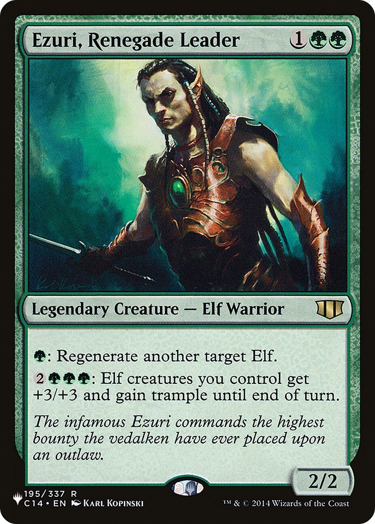 Ezuri, Renegade Leader (PLIST-987) - The List - Premium MTG Single from Wizards of the Coast - Just $2.68! Shop now at Game Crave Tournament Store