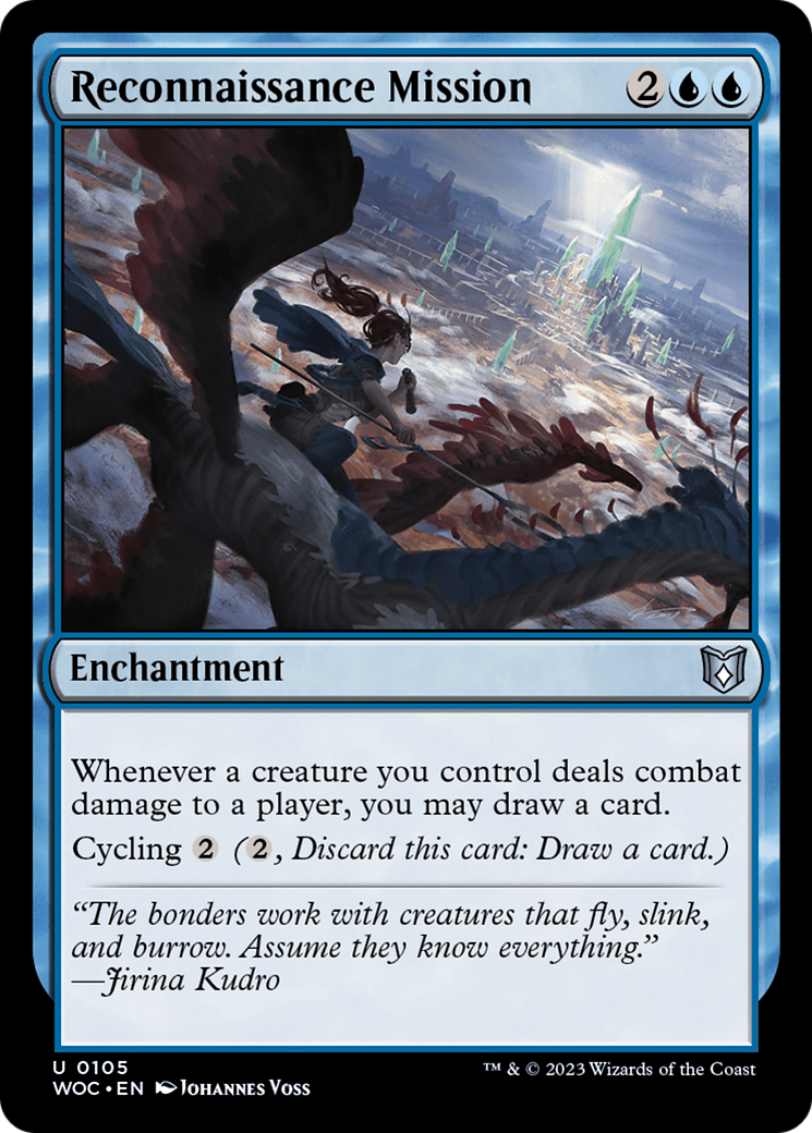 Reconnaissance Mission (WOC-105) - Wilds of Eldraine Commander - Premium MTG Single from Wizards of the Coast - Just $0.30! Shop now at Game Crave Tournament Store