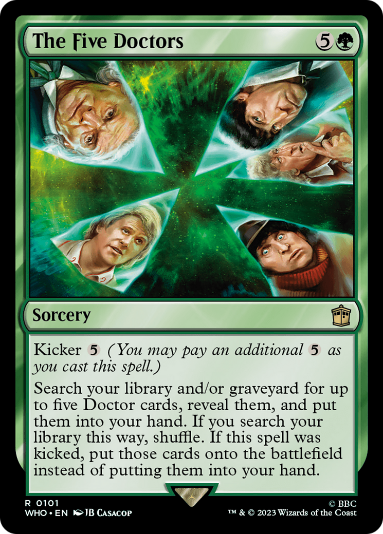 The Five Doctors (WHO-101) - Doctor Who - Premium MTG Single from Wizards of the Coast - Just $0.08! Shop now at Game Crave Tournament Store