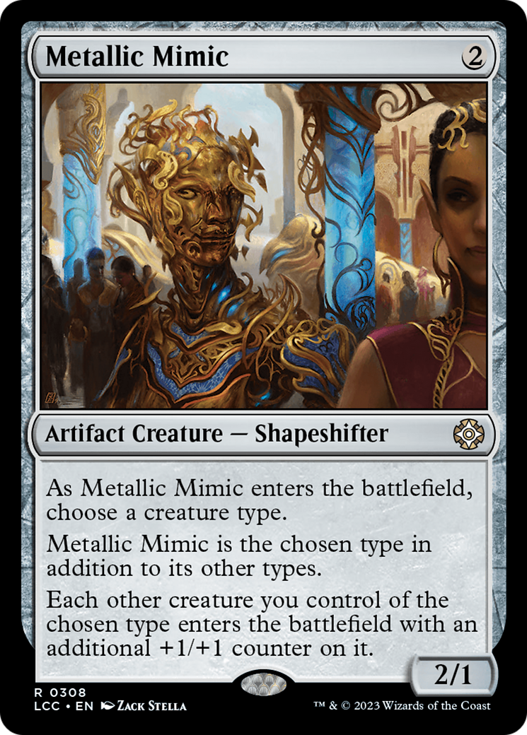 Metallic Mimic (LCC-308) - The Lost Caverns of Ixalan Commander - Premium MTG Single from Wizards of the Coast - Just $0.28! Shop now at Game Crave Tournament Store