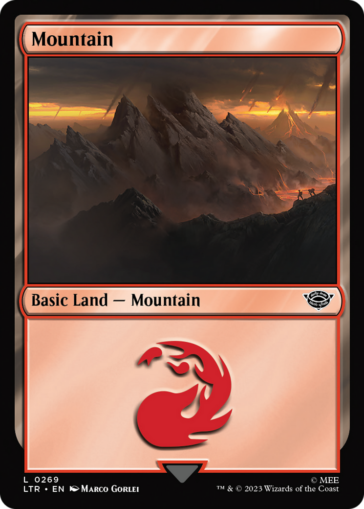 Mountain (LTR-269) - The Lord of the Rings: Tales of Middle-earth - Premium MTG Single from Wizards of the Coast - Just $0.08! Shop now at Game Crave Tournament Store