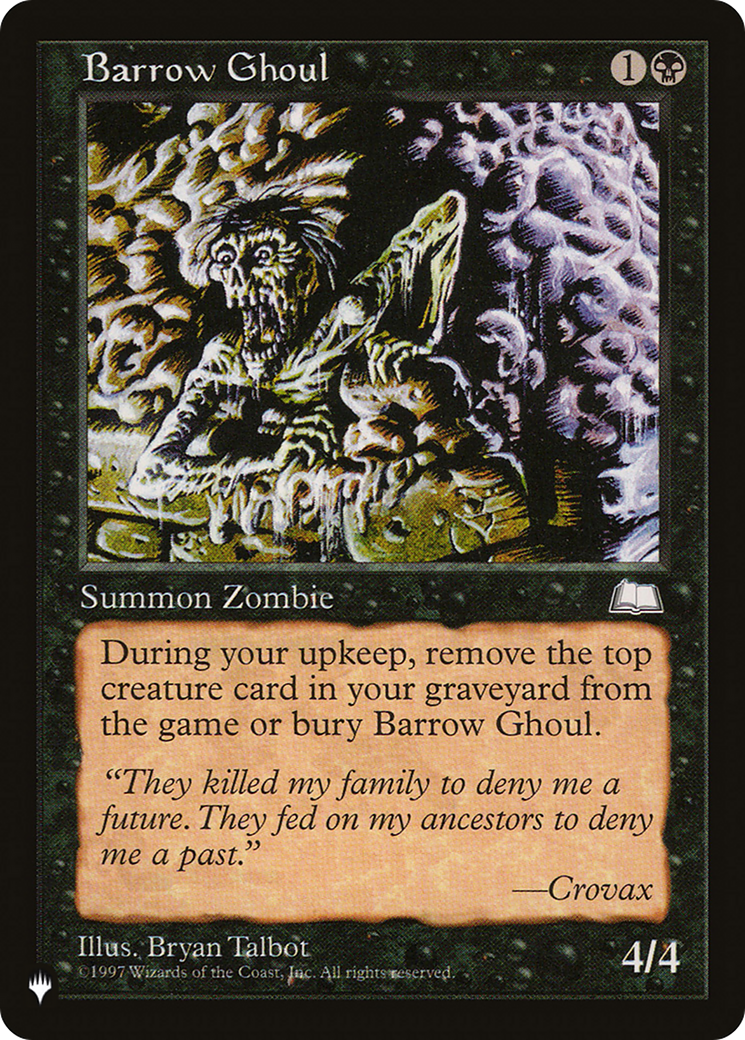 Barrow Ghoul (PLIST-1116) - The List - Premium MTG Single from Wizards of the Coast - Just $0.08! Shop now at Game Crave Tournament Store