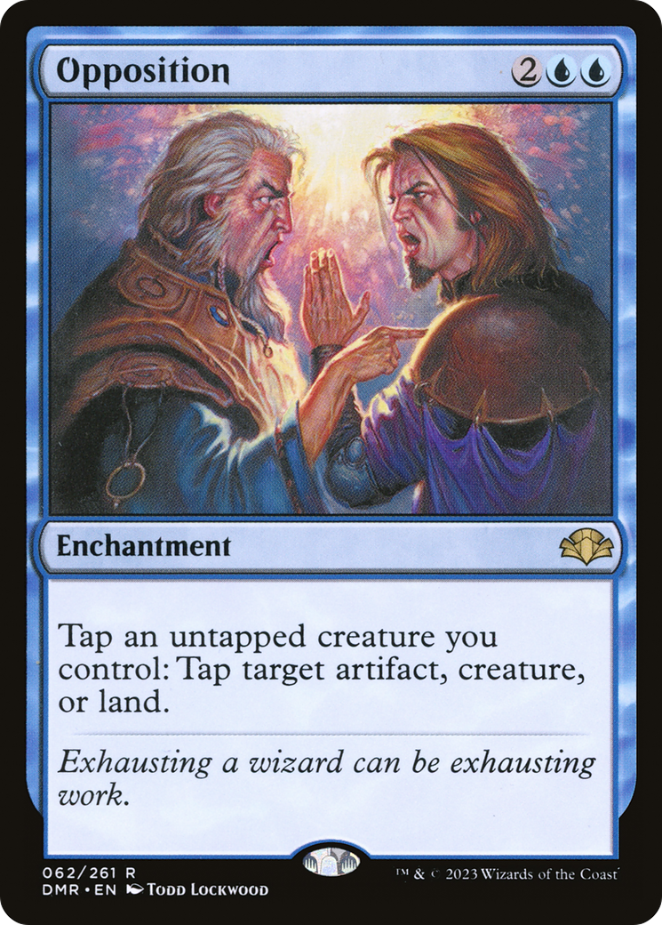 Opposition (DMR-062) - Dominaria Remastered Foil - Premium MTG Single from Wizards of the Coast - Just $0.18! Shop now at Game Crave Tournament Store