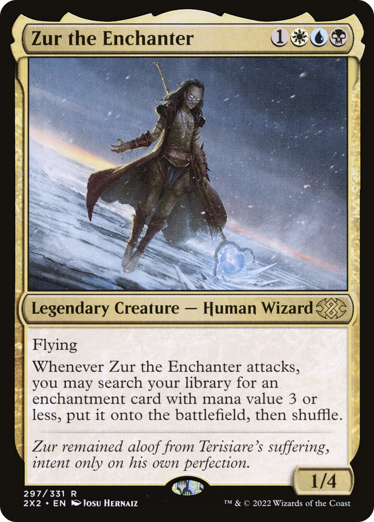 Zur the Enchanter (2X2-297) - Double Masters 2022 - Premium MTG Single from Wizards of the Coast - Just $0.90! Shop now at Game Crave Tournament Store