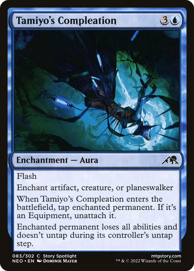 Tamiyo's Compleation (NEO-083) - Kamigawa: Neon Dynasty Foil - Premium MTG Single from Wizards of the Coast - Just $0.08! Shop now at Game Crave Tournament Store