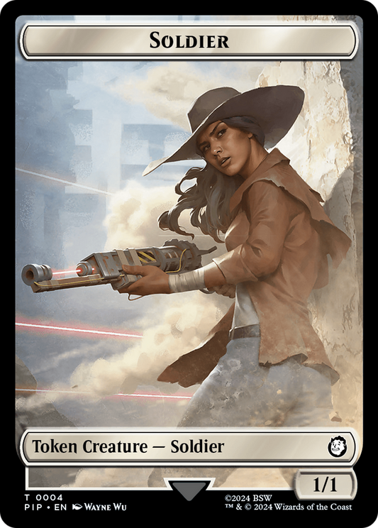 Soldier (TPIP-004) - Fallout Tokens - Premium MTG Single from Wizards of the Coast - Just $0! Shop now at Game Crave Tournament Store