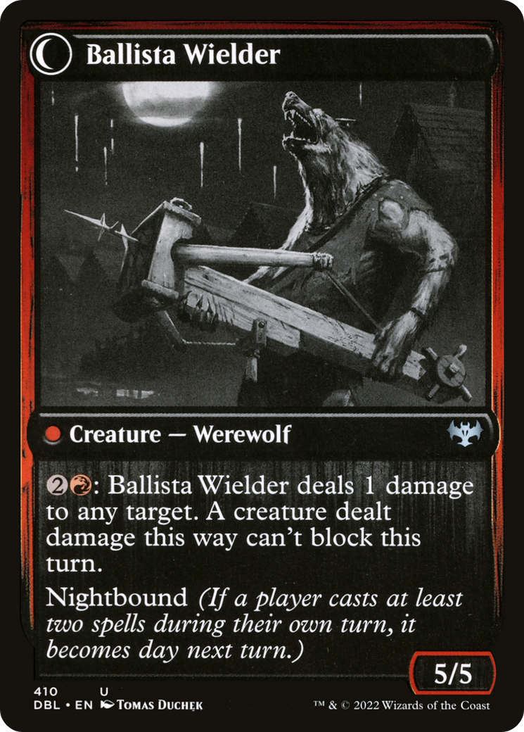 Ballista Watcher // Ballista Wielder (DBL-410) - Innistrad: Double Feature: (Double Faced Transform) Foil - Premium MTG Single from Wizards of the Coast - Just $0.08! Shop now at Game Crave Tournament Store