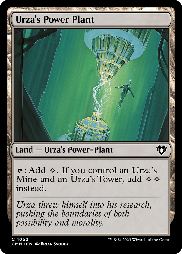 Urza's Power Plant (CMM-1052) - Commander Masters - Premium MTG Single from Wizards of the Coast - Just $0.14! Shop now at Game Crave Tournament Store