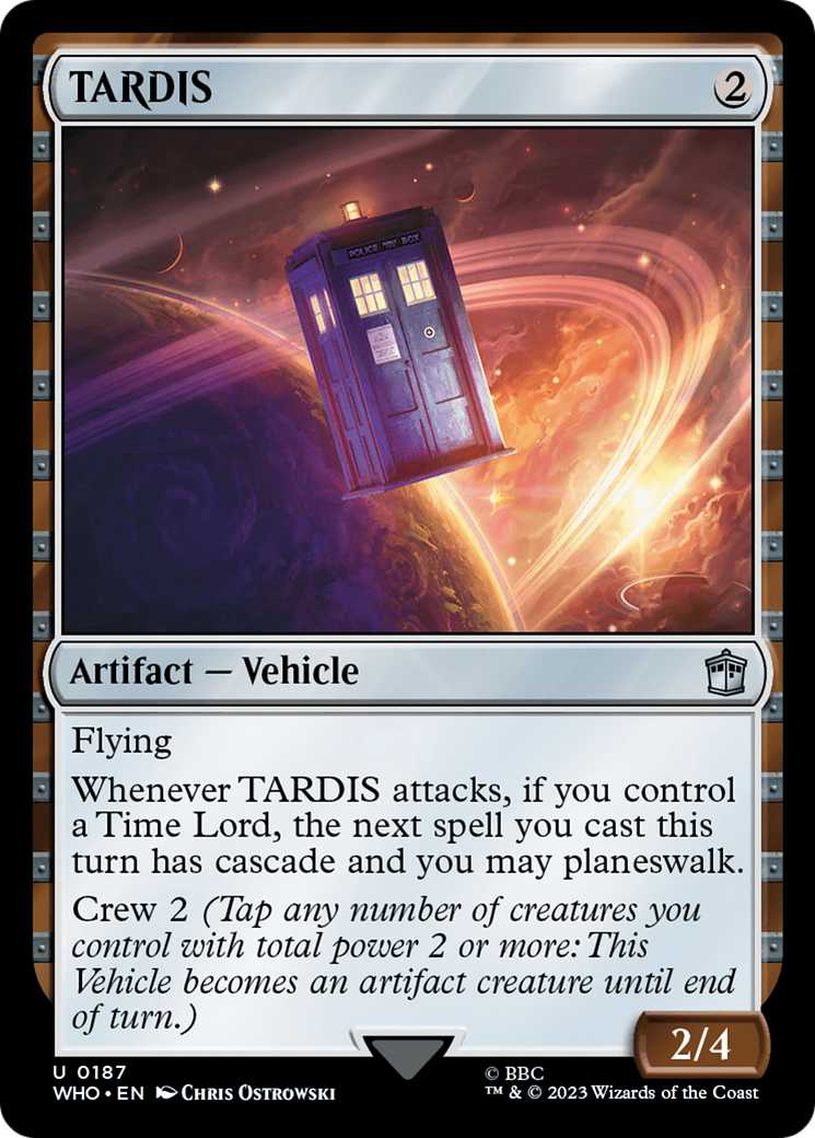 TARDIS (WHO-187) - Doctor Who - Premium MTG Single from Wizards of the Coast - Just $0.08! Shop now at Game Crave Tournament Store