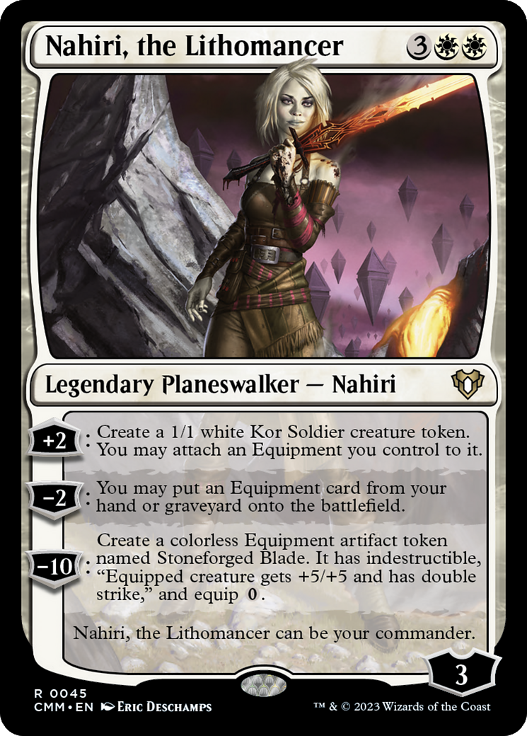 Nahiri, the Lithomancer (CMM-045) - Commander Masters - Premium MTG Single from Wizards of the Coast - Just $0.38! Shop now at Game Crave Tournament Store