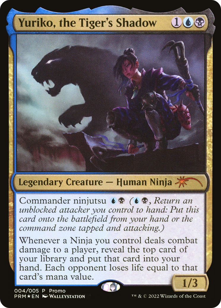 Yuriko, the Tiger's Shadow (PL22-004) - Year of the Tiger 2022 Foil - Premium MTG Single from Wizards of the Coast - Just $16.46! Shop now at Game Crave Tournament Store