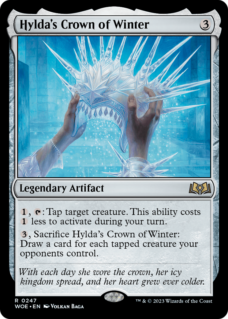 Hylda's Crown of Winter (WOE-247) - Wilds of Eldraine - Premium MTG Single from Wizards of the Coast - Just $0.08! Shop now at Game Crave Tournament Store