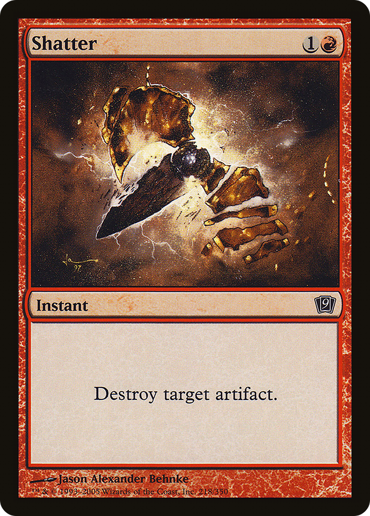 Shatter (9ED-218★) - Ninth Edition Foil - Premium MTG Single from Wizards of the Coast - Just $0.08! Shop now at Game Crave Tournament Store
