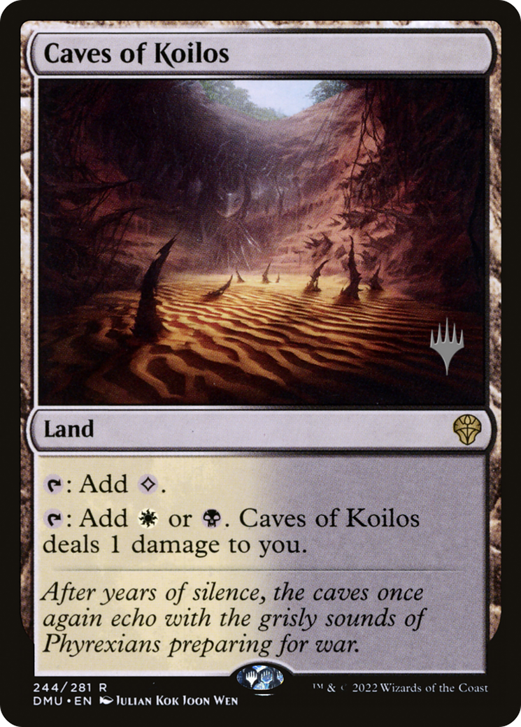Caves of Koilos (PDMU-244P) - Dominaria United Promos Foil - Premium MTG Single from Wizards of the Coast - Just $0.31! Shop now at Game Crave Tournament Store
