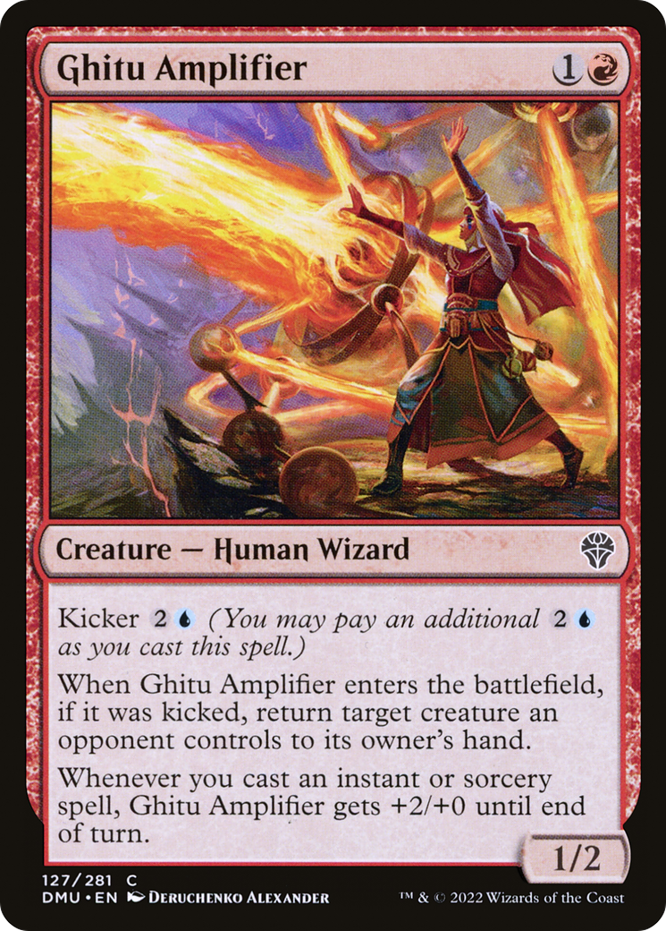 Ghitu Amplifier (DMU-127) - Dominaria United Foil - Premium MTG Single from Wizards of the Coast - Just $0.08! Shop now at Game Crave Tournament Store
