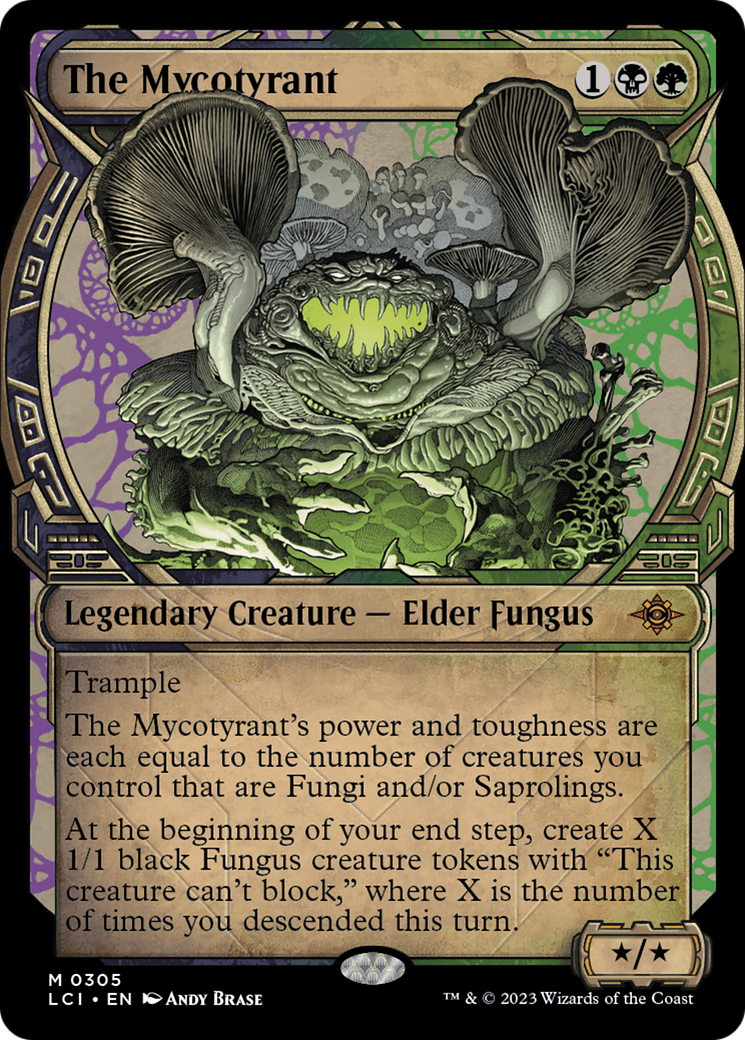 The Mycotyrant (LCI-305) - The Lost Caverns of Ixalan: (Showcase) Foil - Premium MTG Single from Wizards of the Coast - Just $1.14! Shop now at Game Crave Tournament Store