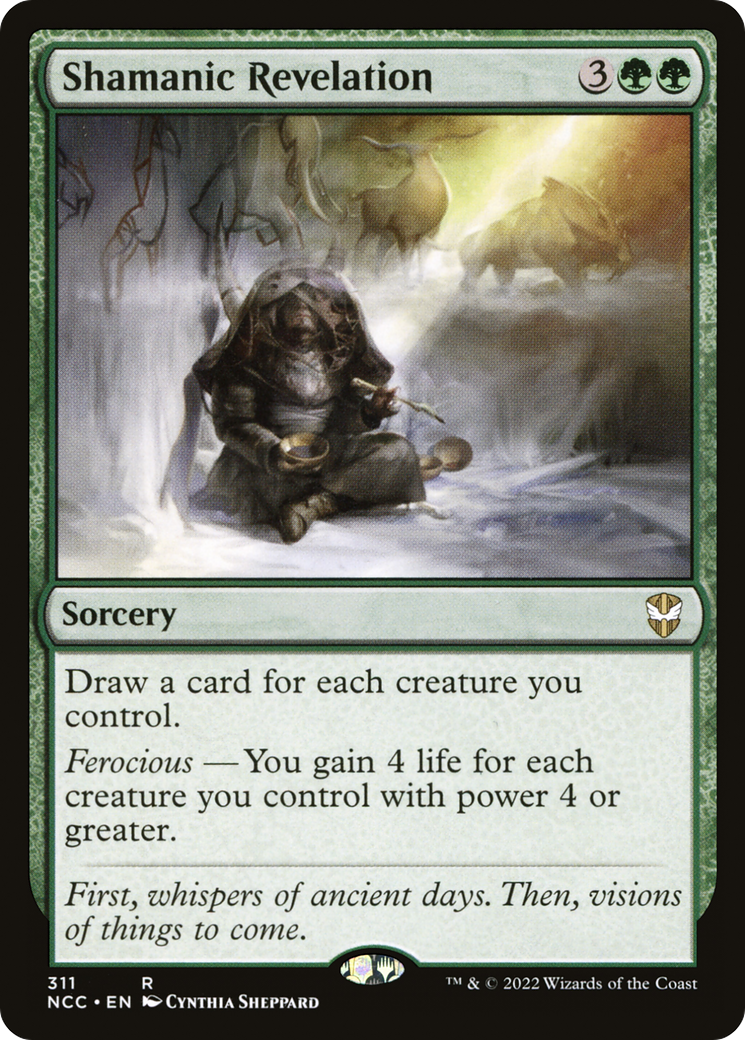 Shamanic Revelation (NCC-311) - New Capenna Commander - Premium MTG Single from Wizards of the Coast - Just $0.20! Shop now at Game Crave Tournament Store