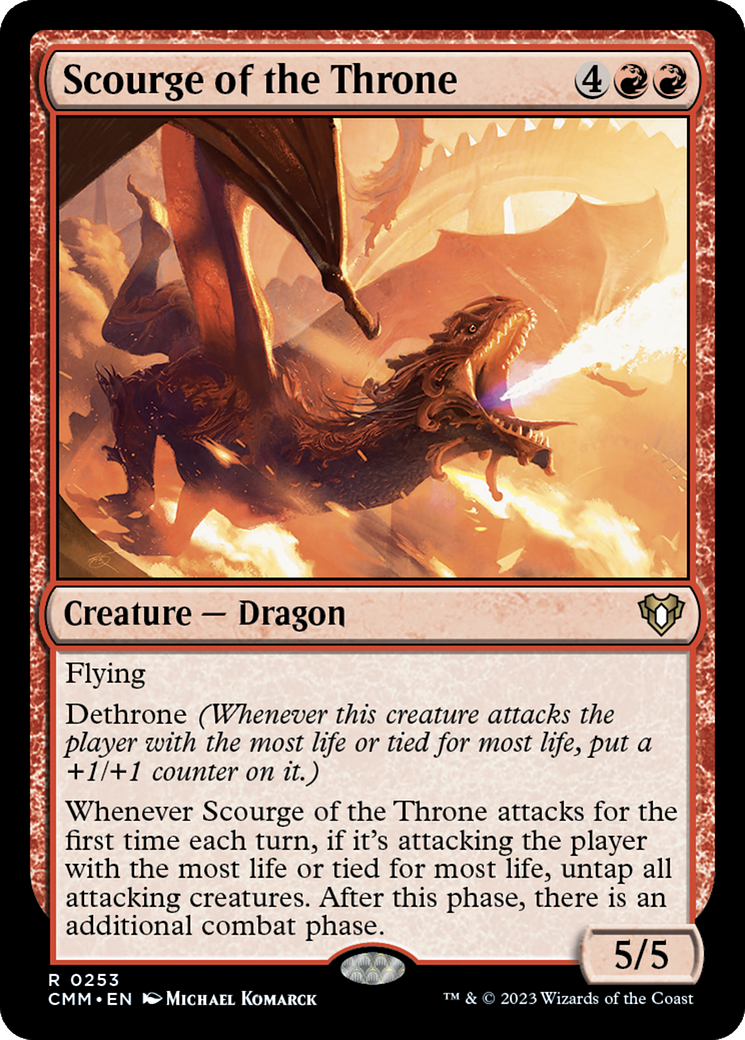 Scourge of the Throne (CMM-253) - Commander Masters - Premium MTG Single from Wizards of the Coast - Just $0.35! Shop now at Game Crave Tournament Store