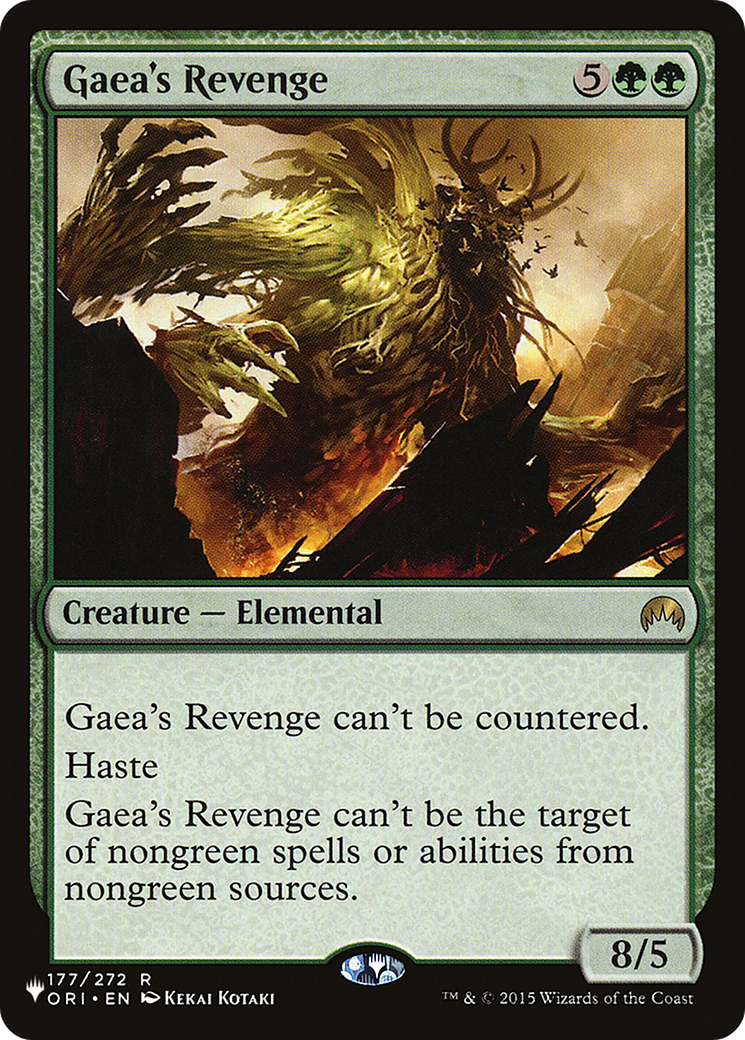 Gaea's Revenge (PLIST-930) - The List - Premium MTG Single from Wizards of the Coast - Just $0.25! Shop now at Game Crave Tournament Store