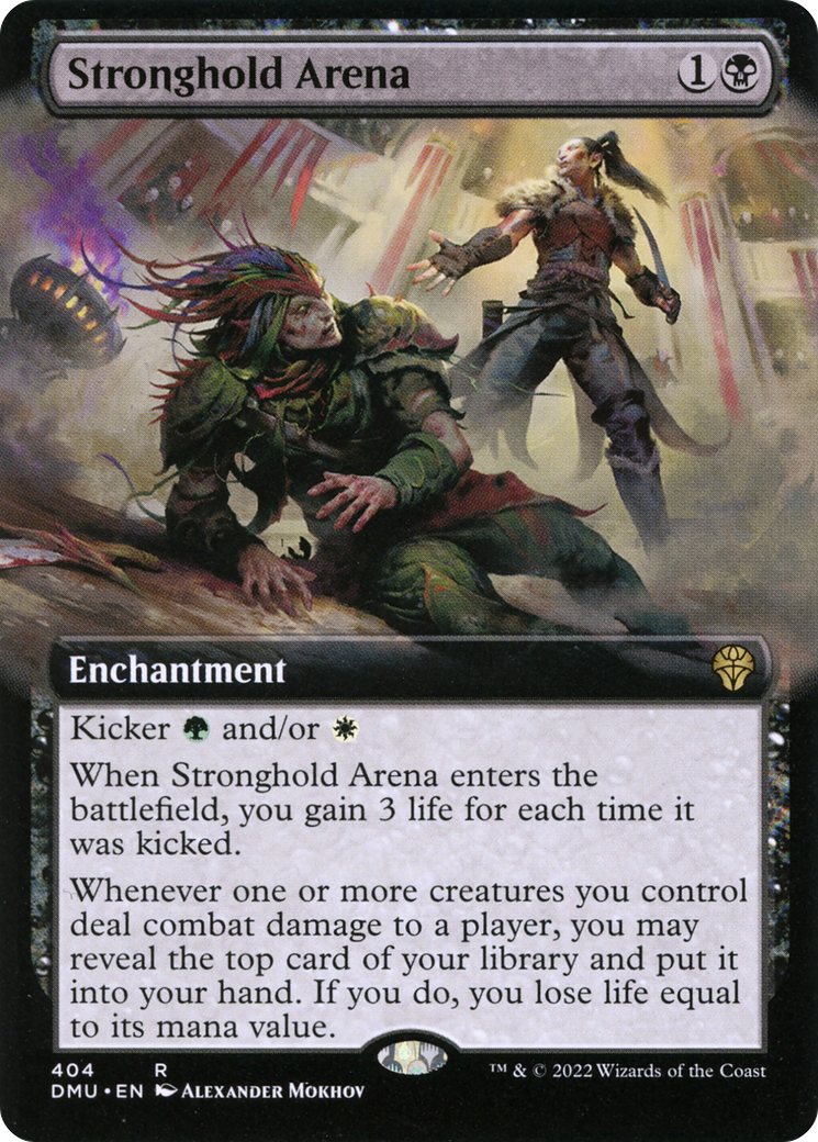Stronghold Arena (DMU-404) - Dominaria United: (Extended Art) - Premium MTG Single from Wizards of the Coast - Just $0.08! Shop now at Game Crave Tournament Store
