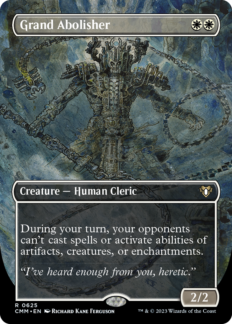 Grand Abolisher (CMM-625) - Commander Masters (Borderless) - Premium MTG Single from Wizards of the Coast - Just $2.96! Shop now at Game Crave Tournament Store