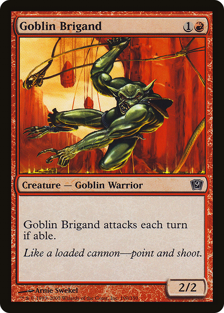 Goblin Brigand (9ED-190★) - Ninth Edition Foil - Premium MTG Single from Wizards of the Coast - Just $0.26! Shop now at Game Crave Tournament Store