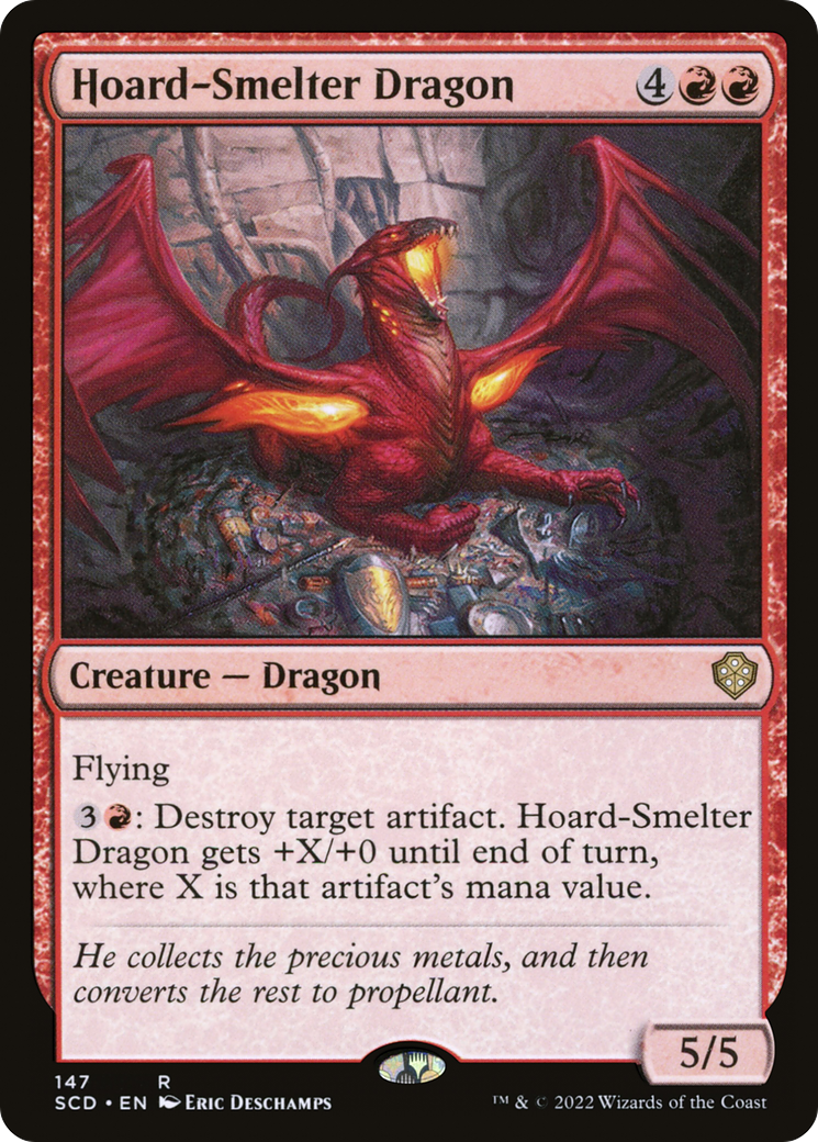 Hoard-Smelter Dragon (SCD-147) - Starter Commander Decks - Premium MTG Single from Wizards of the Coast - Just $0.08! Shop now at Game Crave Tournament Store