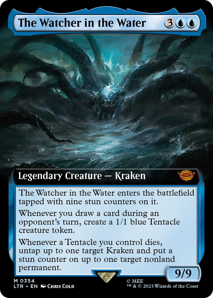 The Watcher in the Water (LTR-354) - The Lord of the Rings: Tales of Middle-earth: (Extended Art) - Premium MTG Single from Wizards of the Coast - Just $1.22! Shop now at Game Crave Tournament Store