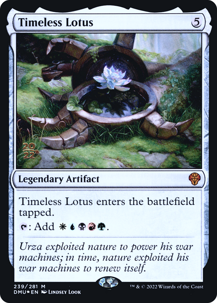 Timeless Lotus (PDMU-239S) - Dominaria United Promos Foil - Premium MTG Single from Wizards of the Coast - Just $7.18! Shop now at Game Crave Tournament Store