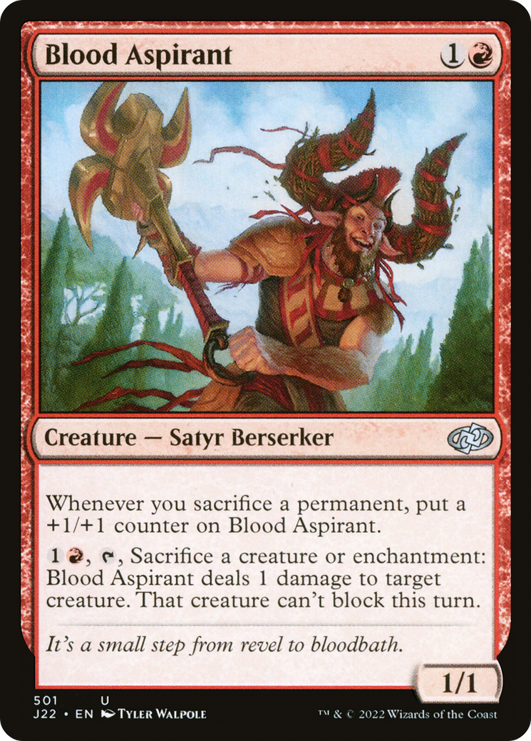 Blood Aspirant (J22-501) - Jumpstart 2022 - Premium MTG Single from Wizards of the Coast - Just $0.08! Shop now at Game Crave Tournament Store