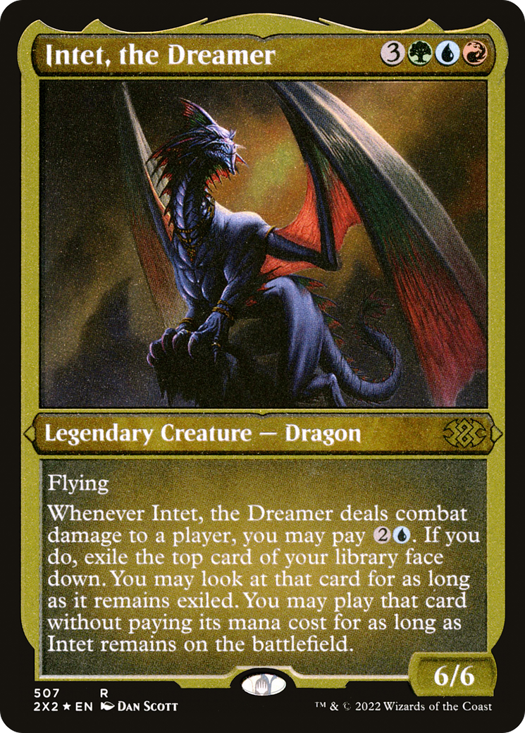 Intet, the Dreamer (2X2-507) - Double Masters 2022 Etched Foil - Premium MTG Single from Wizards of the Coast - Just $0.60! Shop now at Game Crave Tournament Store