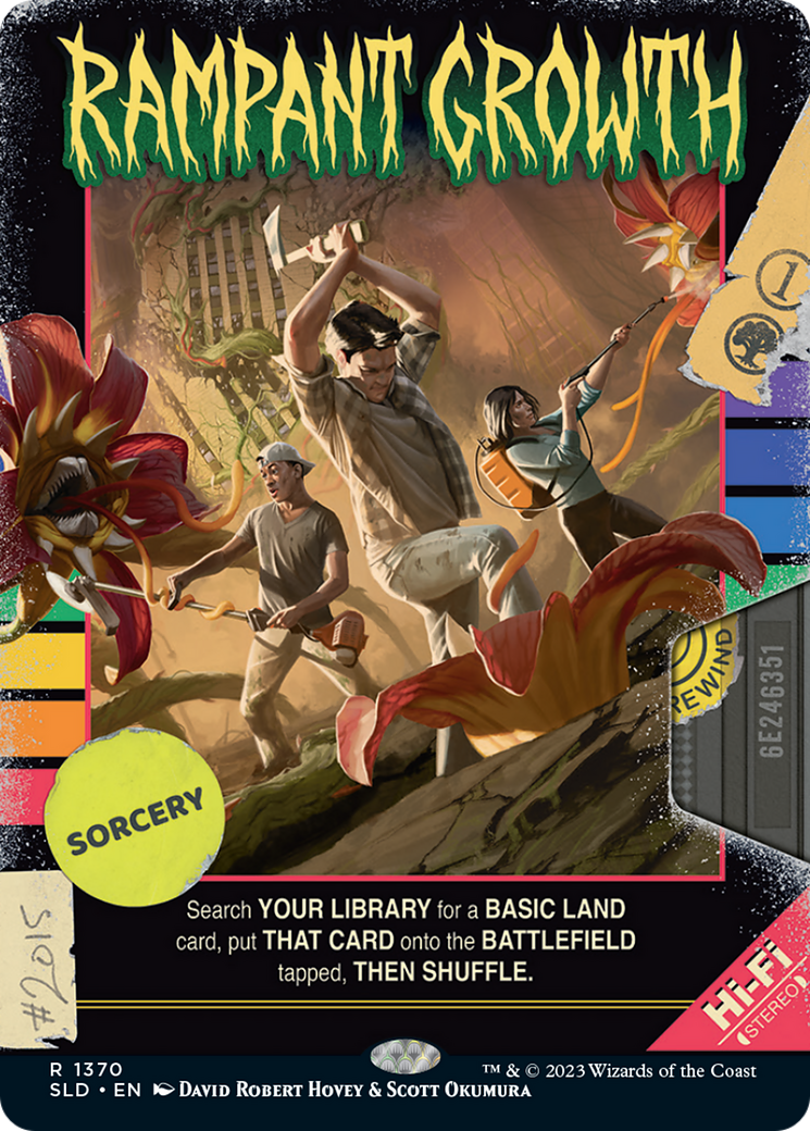 Rampant Growth (SLD-1370) - Secret Lair Drop: (Full Art) - Premium MTG Single from Wizards of the Coast - Just $1.28! Shop now at Game Crave Tournament Store