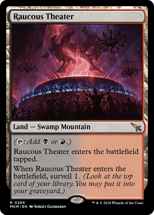 Raucous Theater (MKM-266) - Murders at Karlov Manor - Premium MTG Single from Wizards of the Coast - Just $4.10! Shop now at Game Crave Tournament Store