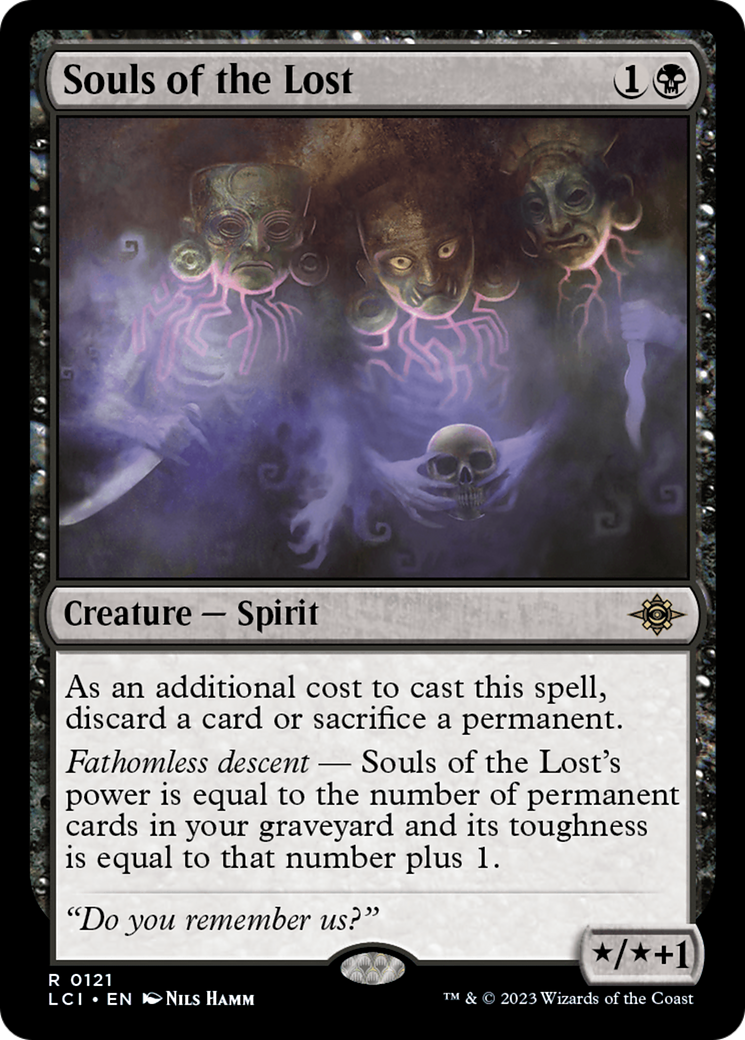 Souls of the Lost (LCI-121) - The Lost Caverns of Ixalan - Premium MTG Single from Wizards of the Coast - Just $0.08! Shop now at Game Crave Tournament Store