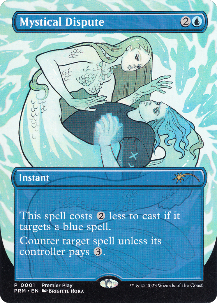 Mystical Dispute (PR23-001) - Regional Championship Qualifiers 2023 (Borderless) Foil - Premium MTG Single from Wizards of the Coast - Just $7.38! Shop now at Game Crave Tournament Store