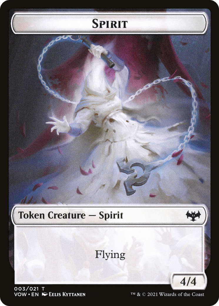Spirit (TVOW-003) - Innistrad: Crimson Vow Tokens Foil - Premium MTG Single from Wizards of the Coast - Just $0! Shop now at Game Crave Tournament Store