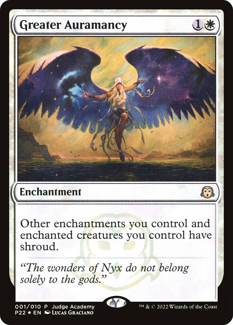 Greater Auramancy (P22-001) - Judge Gift Cards 2022 Foil - Premium MTG Single from Wizards of the Coast - Just $3.68! Shop now at Game Crave Tournament Store