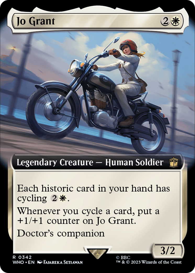 Jo Grant (WHO-342) - Doctor Who: (Extended Art) Foil - Premium MTG Single from Wizards of the Coast - Just $0.26! Shop now at Game Crave Tournament Store