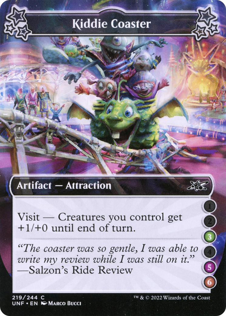 Kiddie Coaster (UNF-219E) - Unfinity - Premium MTG Single from Wizards of the Coast - Just $0.25! Shop now at Game Crave Tournament Store