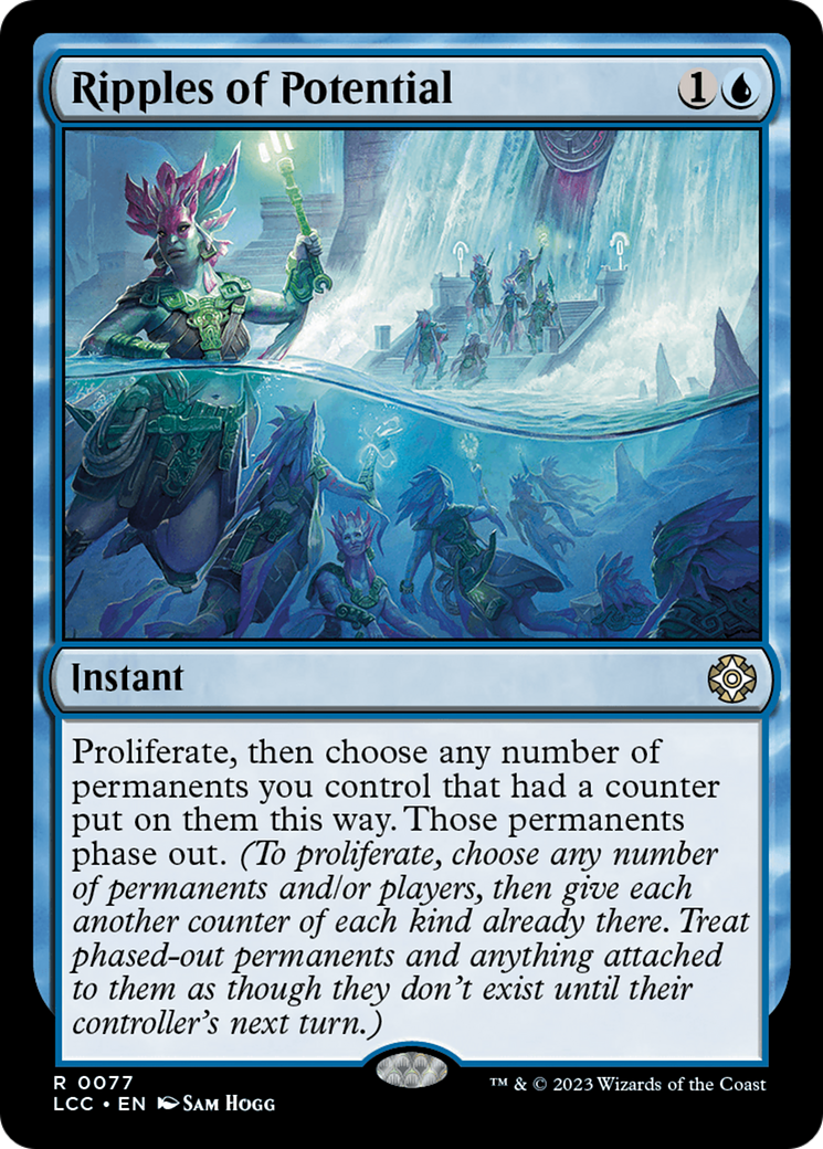 Ripples of Potential (LCC-077) - The Lost Caverns of Ixalan Commander - Premium MTG Single from Wizards of the Coast - Just $2.11! Shop now at Game Crave Tournament Store